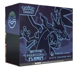 Pokemon TCG Phantasmal Flames Pokemon Center PC ETB | Presale Elite Trainer Box - Image 1