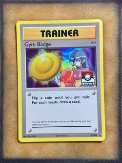 Pokemon Gym Badge (Sabrina) XY208 Black Star Promo NM - Image 1