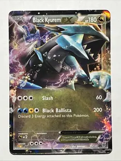 Pokemon TCG Black Kyurem - EX Black and White Plasma Storm 95/135 Holo Holo... - Image 2