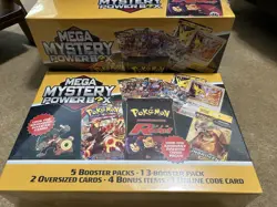 LOT OF 2. NEW! POKEMON 2025 HOLIDAY MEGA MYSTERY POWER BOX MEIJER Exclusive. - Image 5