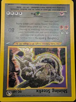 Shining Steelix 112/105 Neo Destiny Holo Ultra Rare Pokemon TCG Nintendo vintage - Image 4