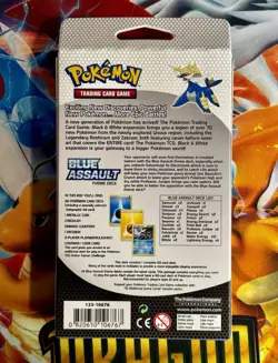 Pokemon Blue Assault Theme Deck Black And White Sealed (Great Condition) - Image 2