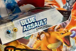 Pokemon Blue Assault Theme Deck Black And White Sealed (Great Condition) - Image 3
