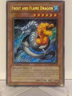 Yu-Gi-Oh! Frost and Flame Dragon TAEV-EN033 Secret 1st Ed - Image 1