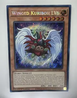 Winged Kuriboh LV6 Secret Rare BLTR-EN001 1st Edition Gem Mint ?? - Image 2