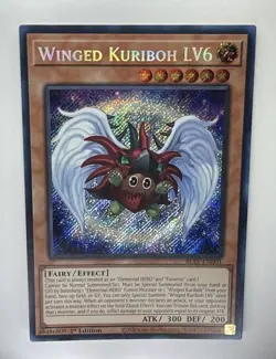 Winged Kuriboh LV6 Secret Rare BLTR-EN001 1st Edition Gem Mint ?? - Image 3