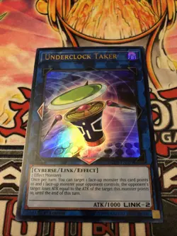 Yugioh! Underclock Taker DUDE-EN020 Ultra Rare 1st Edition - Image 1