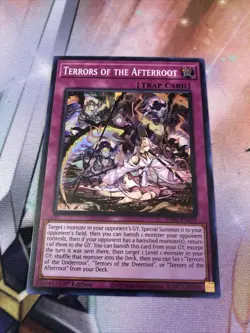 Yugioh! Terrors of the Afterroot - PHNI-EN079 - Super Rare -NEAR MINT - Image 1