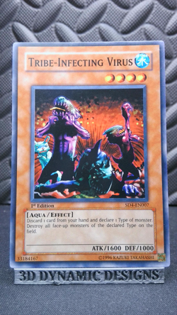 | Yugioh Tribe-Infecting Virus SD4-EN007 1st Structure Deck Fury From NM- ?? | - Image 1