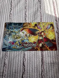 Yu-Gi-Oh! "THE ATLANTEAN SPIRIT ABYSSRHINE & FIRE KING ULCANIX" 2025 Win-A-Mat - Image 1