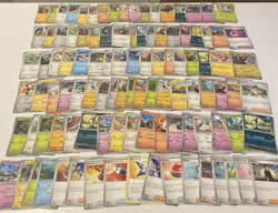 Pokemon Cards Lot. 100+ Card Lot! Lot #147 . Bulk Lot. Starts At A Low Price! - Image 1