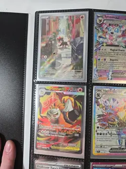 Pokemon Cards Lot In Lorcana Stitch Binder (Ex,blister Striped Holos,pokeballs) - Image 3