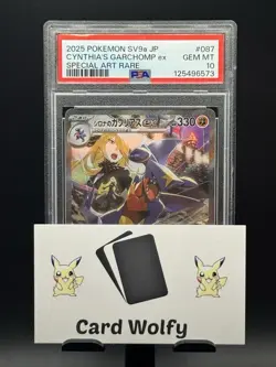 PSA 10 Cynthia's Garchomp EX SAR 087/063 Japanese Pokemon Card US Seller - Image 4