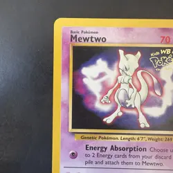 Pokemon TCG Mewtwo #3 WotC Promo Card Vintage 1999 - Image 2