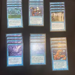 English - MTG Lot Of 100 Blue Rares - 25 Plays Sets - All Reserved List Cards - Image 2