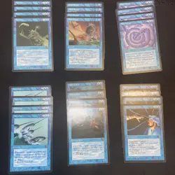English - MTG Lot Of 100 Blue Rares - 25 Plays Sets - All Reserved List Cards - Image 3