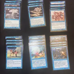 English - MTG Lot Of 100 Blue Rares - 25 Plays Sets - All Reserved List Cards - Image 4