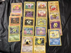 Pokemon Vintage Jungle & Fossil Lot Of 19 Cards. Pikachu & Snorlax & More - Image 1