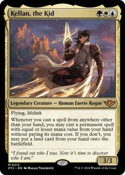 Kellan, the Kid -Foil Near Mint MTG Outlaws of Thunder Junction - Image 1