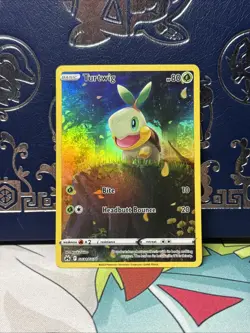 Turtwig Crown Zenith Holo Full Art Ultra Rare Pokemon TCG Card GG31/GG70 NM - Image 1
