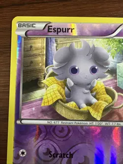 Espurr Common Reverse Holo Card 58/122 XY Breakpoint Pokemon TCG - Image 2