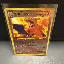 Pokemon Card Charizard No.006 Holo Rare!! Old Back Japanese #4489 - Image 2