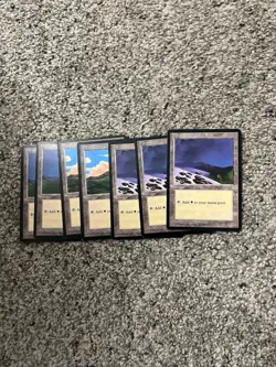 Lof of 7 Plains (C) Ice Age NM Basic Land MAGIC THE GATHERING MTG CARD ABUGames - Image 1