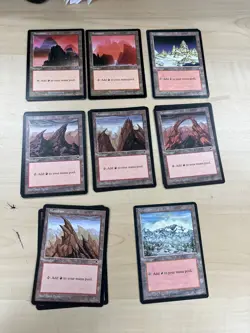 Lot of 15 'Mountain' Magic the Gathering Cards MTG vg cond - Image 1