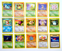 1999 Pokemon 1st EDITION Jungle Set - Uncommon Common 15 Card Lot NM/ Near Mint - Image 1