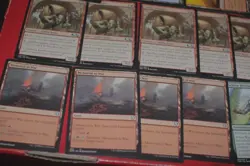 MTG 16x non basic lands mixed sets goblin smuggler red playsets magic cards LP - Image 3