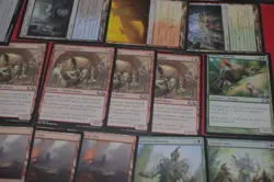 MTG 16x non basic lands mixed sets goblin smuggler red playsets magic cards LP - Image 5