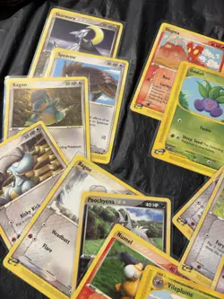Pokemon E Reader Vintage Lot Of 39 Cards Alakazam And Starters - Image 2