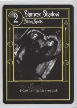 2005 The Nightmare Before Christmas Trading Card Game Siamese Shadow - Image 1