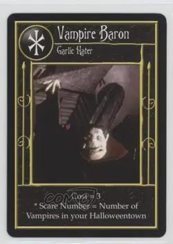 2005 The Nightmare Before Christmas Trading Card Game Vampire Baron - Image 1