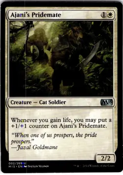 MTG Ajani's Pridemate Magic 2015 (M15) Uncommon #2 - Image 1
