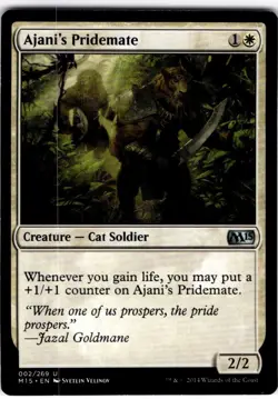 MTG Ajani's Pridemate Magic 2015 (M15) Uncommon #2 - Image 1