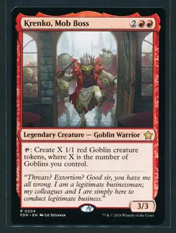 Krenko, Mob Boss - MTG Magic 2024 Foundations NM/M - Image 1