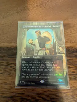 Non-Foil Gray Merchant of Asphodel - Secret Lair Encyclopedia of Magic MTG - Image 1