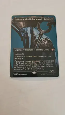 Mikaeus, the Unhallowed (Borderless) Commander Masters Foil - Image 1