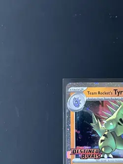 Pokemon TCG - Team Rocket's Tyranitar Stamped Promo 096/182 Destined Rivals NM - Image 4