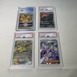 Pokemon PSA CGC Slab Dragonite VSTAR Tauros Pikachu Ex Lisia’s Appeal Lot Of 4 - Image 1