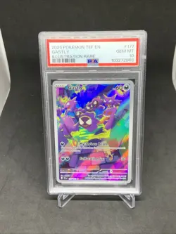2024 Pokemon TEF En Gastly Illustration Rare PSA 10 - Image 1
