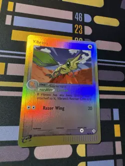 Pokemon TCG - Vibrava #46/97 Reverse Holo - Dragon 2003 Vintage NM/LP - Image 1