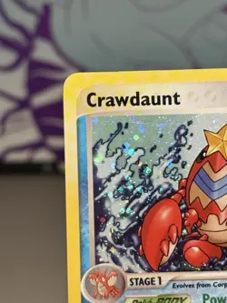 2003 CRAWDAUNT 3/97 HOLO ** SWIRL ** EX DRAGON POKEMON TCG ULTRA RARE LP - Image 3