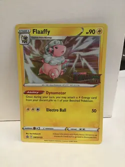 Flaaffy Pokemon Evolving Skies SWSH122 Holo Black Star Promo Stamped Prerelease - Image 1