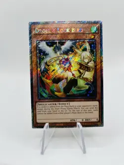 Yugioh Tcg Droll & Lock Bird (Alt Art) RA02-EN006 Platinum Secret Rare - Image 1