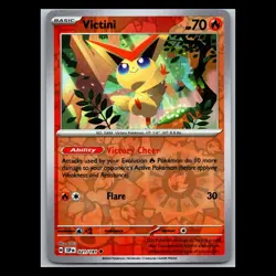 Victini 021/191 Reverse Holo - Surging Sparks Pokemon Card - Image 1