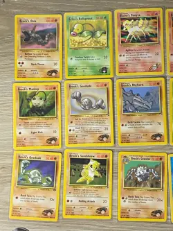 Vintage Pokemon Card Lot Bundle 62 Cards Base Set - Image 2