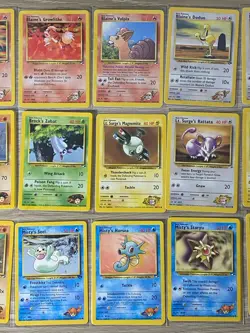 Vintage Pokemon Card Lot Bundle 62 Cards Base Set - Image 3