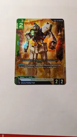 Gundam Card Game - Gundam AGE-1 Normal - Dual Impact - GD02-021 LR - NM - Image 1